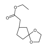 ethyl 2-[(8S)-1,4-dioxaspiro[4.4]nonan-8-yl]acetate Structure