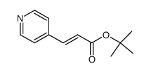 tert-butyl (E)-3-(4-Pyridyl)acrylate结构式