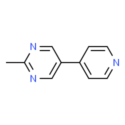 Pyrimidine, 2-methyl-5-(4-pyridinyl)- (9CI)结构式