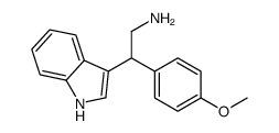 2-(1H-INDOL-3-YL)-2-(4-METHOXY-PHENYL)-ETHYLAMINE Structure