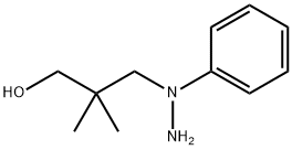 2,2-dimethyl-3-(1-phenylhydrazin-1-yl)propan-1-ol Structure