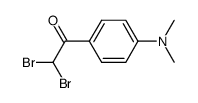 2,2-dibromo-1-(4-(dimethylamino)phenyl)ethanone Structure