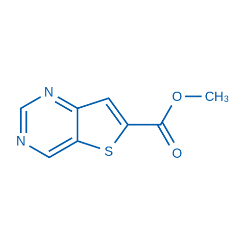 噻吩并[3,2-d]嘧啶-6-羧酸甲酯图片