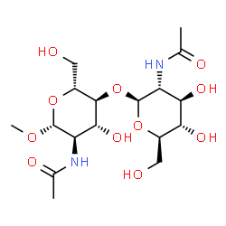 O-Methyl-di-N-acetyl beta-chitobioside Structure