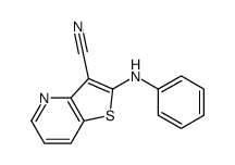 Thieno[3,2-b]pyridine-3-carbonitrile, 2-(phenylamino)- (9CI) picture