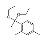 1-(1,1-diethoxyethyl)-2,4-dimethyl-benzol结构式