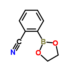 2-(1,3,2-Dioxaborolan-2-yl)benzonitrile结构式