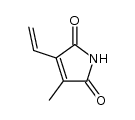 3-Vinyl-4-methyl-3-pyrroline-2,5-dione Structure
