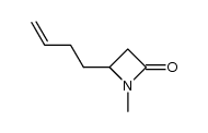 4-(3-butenyl)-1-methylazetidin-2-one Structure