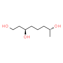 (3R,7R)-1,3,7-Octanetriol Structure