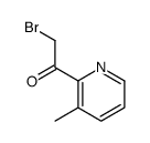 Ethanone, 2-bromo-1-(3-methyl-2-pyridinyl)- (9CI) structure
