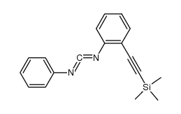N-phenyl-N'-[2-(2-trimethylsilylethynyl)phenyl]carbodiimide结构式