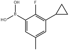 2-Fluoro-5-methyl-3-cyclopropylphenylboronic acid图片