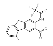 Acetamide,2,2,2-trifluoro-N-(5-fluoro-3-nitro-9H-fluoren-2-yl)-结构式