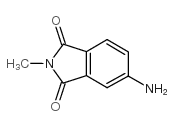 N-甲基-4-氨基邻苯二甲酰亚胺结构式