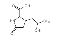 Proline,3-(2-methylpropyl)-5-oxo- Structure