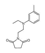 1-[2-[ethyl(m-tolyl)amino]ethyl]pyrrolidine-2,5-dione structure