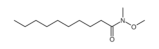 N-methoxy-N-methyldecanamide Structure