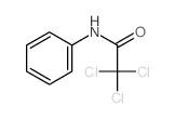 Acetamide,2,2,2-trichloro-N-phenyl- structure