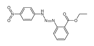 o-Ethoxycarbonyl-p'-nitrodiazoaminobenzol Structure