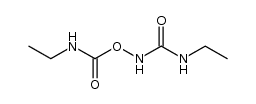 N-ethyl-N'-ethylaminocarbonyloxyurea Structure