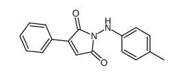1-(4-methylanilino)-3-phenylpyrrole-2,5-dione结构式