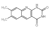 Pyrimido[4,5-b]quinoline-2,4(1H,3H)-dione,7,8-dimethyl- structure