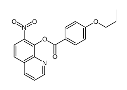(7-nitroquinolin-8-yl) 4-propoxybenzoate结构式
