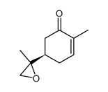 (5R)-2-methyl-5-(2-methyloxiran-2-yl)cyclohex-2-en-1-one结构式