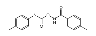 O-[4-Methyl-phenylcarbamoyl]-4-methyl-benzhydroxamsaeure Structure