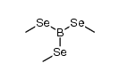 Tris(methylseleno)borane Structure