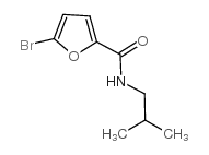 5-bromo-N-isobutyl-2-furamide结构式