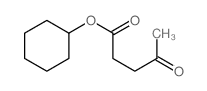 Pentanoic acid, 4-oxo-,cyclohexyl ester structure