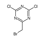 2-(bromomethyl)-4,6-dichloro-1,3,5-triazine Structure