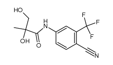N-[4-cyano-3-(trifluoromethyl)-phenyl]-2,3-dihydroxy-2-methyl-propionamide Structure