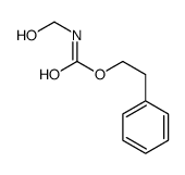 2-phenylethyl N-(hydroxymethyl)carbamate Structure