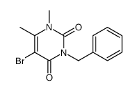 3-Benzyl-5-bromo-1,6-dimethyluracil结构式