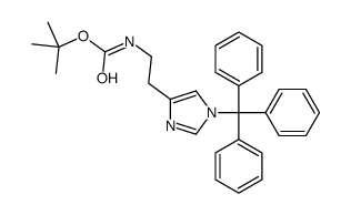 Na-Boc-Nt-tritylhistamine Structure