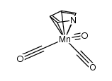 (η5-pyrrolyl)tricarbonylmanganese(I)结构式