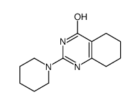 2-piperidin-1-yl-5,6,7,8-tetrahydro-1H-quinazolin-4-one结构式