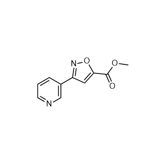 Methyl 3-(3-pyridinyl)-1,2-oxazole-5-carboxylate Structure