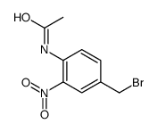 N-[4-(bromomethyl)-2-nitrophenyl]acetamide Structure