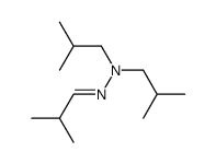 2-Methylpropanal bis(2-methylpropyl)hydrazone结构式