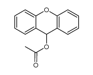 9-hydroxy-9H-xanthenyl acetate结构式