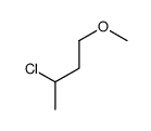 3-chloro-1-methoxybutane Structure