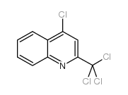 4-氯-2-三氯甲基喹啉结构式