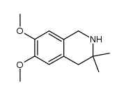 3,3-dimethyl-6,7-dimethoxy-1,2,3,4-tetrahydroisoquinoline Structure