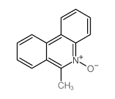 6-methyl-6H-phenanthridine 5-oxide Structure