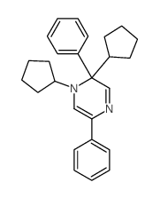 1,2-dicyclopentyl-2,5-diphenyl-pyrazine Structure