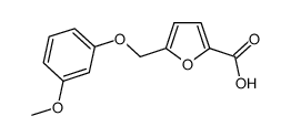 5-[(3-甲氧基苯氧基)甲基] -2-糠酸结构式